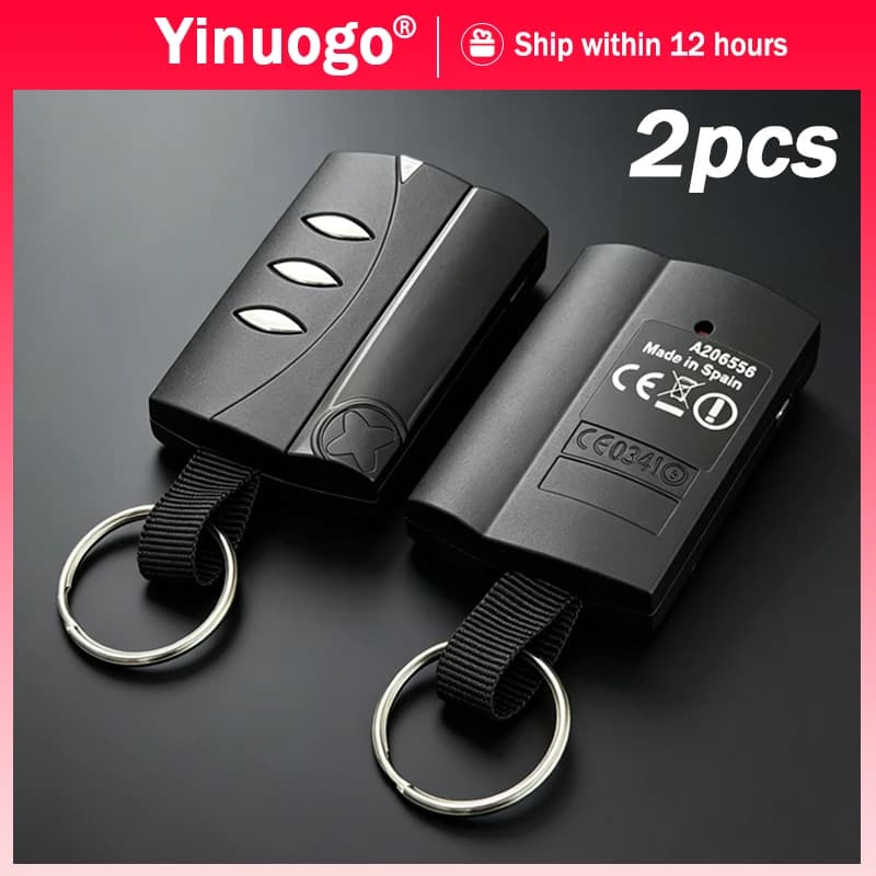 For PUJOL VARIO 433.92MHz Black Garage / Gate Remote Control Only Compatible With PUJOL VARIO 433MHz Command Transmitter