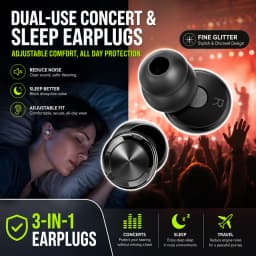 3 in 1 Noise Cancelling Adjustable Earplugs For Sleep Soft Comfortable Noise Reduction And Soundproof Earplugs Ear Protector