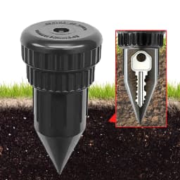 Sprinkler Key Hider Waterproof Head Hidden Holder Realistic Sprinkler Key Box Secure Storage Case for Outdoor Garden Yard Ground