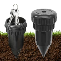 Sprinkler Key Hider Waterproof Head Hidden Holder Realistic Sprinkler Key Box Secure Storage Case for Outdoor Garden Yard Ground