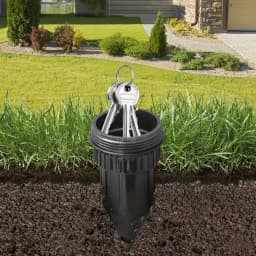 Sprinkler Key Hider Waterproof Head Hidden Holder Realistic Sprinkler Key Box Secure Storage Case for Outdoor Garden Yard Ground