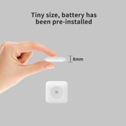 Lincukoo Zigbee3.0 Vibration Sensor Tuya Smart Tiny Sensor Home Assistant ZIGBEE2MQTT For Detecting Doors Windows and Safes