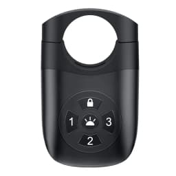 Bicycle Password Anti-theft Alarm Taillight 105dB Loud Burglar Alarm IPX6 Waterproof 4 Lighting Mode Bike Brake Warning Light