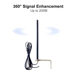 Universal 433MHz 2M Cable Antenna for Gate Garage Radio Signal Booster Repeater Outdoor Waterproof 433.92MHz Gate Control Antenn