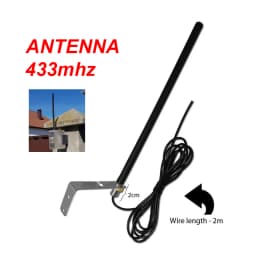 Universal 433MHz 2M Cable Antenna for Gate Garage Radio Signal Booster Repeater Outdoor Waterproof 433.92MHz Gate Control Antenn