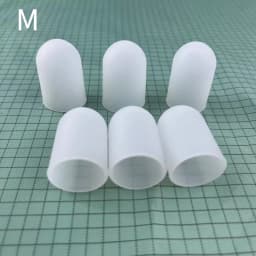 5Pcs Silicone Finger Protectors High-Temperature Resistant Anti-Slip Wear-Resistant Caps Work Protection Gloves for Home Garden