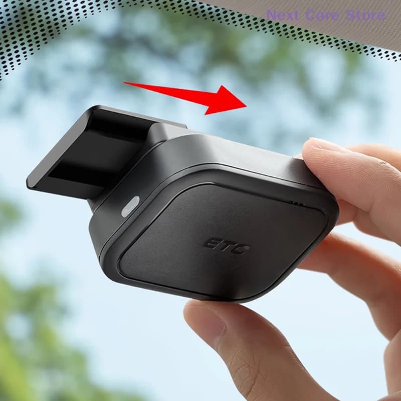 [NC]Car Toll Pass Holder Adhesive Sticky ETC Bracket Adhesive Removable Easy Installation Compact Toll Pass Holder Windshield