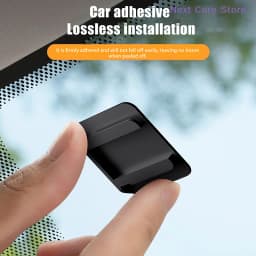 [NC]Car Toll Pass Holder Adhesive Sticky ETC Bracket Adhesive Removable Easy Installation Compact Toll Pass Holder Windshield