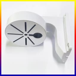 L-shaped home office dome camera mount CCTV accessories Plastic durable security wall-mounted indoor/outdoor dual-purpose
