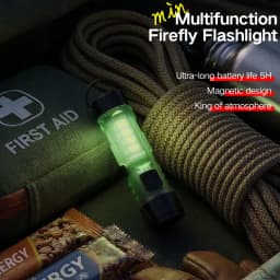 Outdoor Strong Light LED Flashlight mini Portable Keychain Light USB Charging Magnetic Suction Super Bright Emergency Warning Li