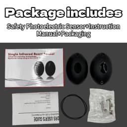 Infrared Beam Sensor Photocell Garage Door Infrared Sensor 12V-24V AC/DC for Sliding Gate Ir Barrier Automatic Door