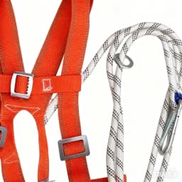 Harness for Construction Shock Absorbing Adjustable Construction Site Body Safety Harness for Men Beginners Professionals Window