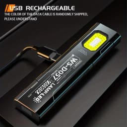 Mini EDC Flashlight With COB Tail Magnet USB Rechargeable Emergency Lantern Hat Clip Light For Camping Running Working