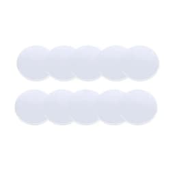NFC Ntag215 13.56MHz NFC Coin Bonding Card Badge ISO/EC14443A 25mm Waterproof PVC 215 Electronic Tags Round card