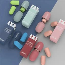 1/2/3/4Pcs Capsule Earplugs For Sound Insulation, Sleep, Dormitory Noise Reduction, Lipstick Earplugs, Anti Snoring Device
