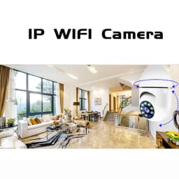 Wireless Bulb Camera Wifi E27 Bulb Camera 360 Degree WiFi Security Camera Full-color High-definition Night Vision