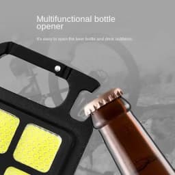 Multifunctional High Brightness COB LED Flashlight Camping Lamp Work Light Outdoor Portable with 500mAh USB Charging Waterproof