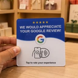 1Pc/10Pc Reusable Google Review Tap NFC Card Review Us On Google Programmable NFC Tap Card User-Friendly TimeSaving Factory Spot