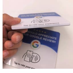 1Pc/10Pc Reusable Google Review Tap NFC Card Review Us On Google Programmable NFC Tap Card User-Friendly TimeSaving Factory Spot