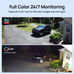 VIKYLIN 5/8MP HD IP Security Camera Poe 4K Full Color Audio Fixed Camera Human Vehicle Detection Support SD Storage ONVIF IP67