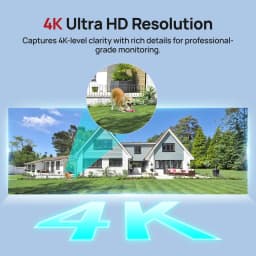 VIKYLIN 5/8MP HD IP Security Camera Poe 4K Full Color Audio Fixed Camera Human Vehicle Detection Support SD Storage ONVIF IP67