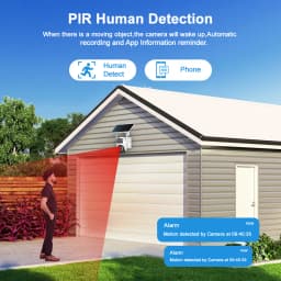 XIAOVV WiFi Solar Camera Dual Lenses Outdoor 8MP Low Power Battery IP Camera PIR Night Vision Wireless Security Camera