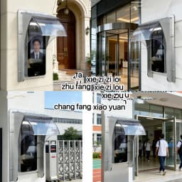 5YOA Slide Waterproof Plastic Rain Cover for RFID Access Control Keypad Fingerprint Controller Wifi Door Bell Rainproof Shell