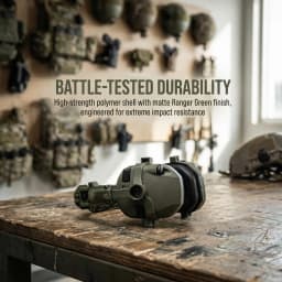 Tactical Electronic Anti-noise Shooting Headset with Bluetooth Adapter (Optional), Hearing Protection Hunting Earmuffs