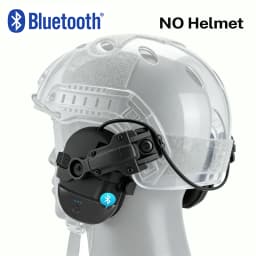 Tactical Electronic Anti-noise Shooting Headset with Bluetooth Adapter (Optional), Hearing Protection Hunting Earmuffs