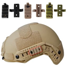 BOOIU Tactical Helmet Rail Slider Multifunctional Helmet Adapter Airsoft Helmet Rail Slider Flashlight Clip Mount Accessories