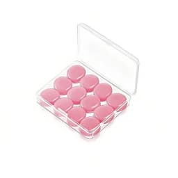 12Pcs Silicone Sleep Earplugs for Noise Reduction and Ear Protection Reusable Earplugs That Can Be Molded Suitable for Swimming