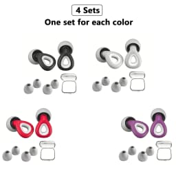 HUAK Silicone Earplugs for Swimming Sleep Noise Cancel Noise Reduction-Soundproof Reduce Disturbances -Quality Earplugs