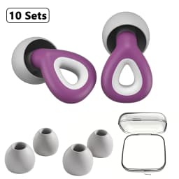 HUAK Silicone Earplugs for Swimming Sleep Noise Cancel Noise Reduction-Soundproof Reduce Disturbances -Quality Earplugs