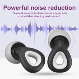 HUAK Silicone Earplugs for Swimming Sleep Noise Cancel Noise Reduction-Soundproof Reduce Disturbances -Quality Earplugs