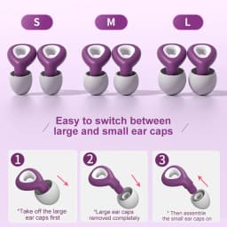 HUAK Silicone Earplugs for Swimming Sleep Noise Cancel Noise Reduction-Soundproof Reduce Disturbances -Quality Earplugs