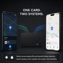 1 Pack Wallet Tracker Card, Rechargeable Ultra Thin Item Finder, Compatible With iOS & Android, Works With Apple Find My, Smart