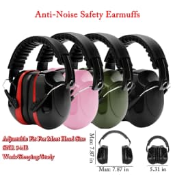 New Anti-Noise Adjustable Head Earmuffs SNR-34dB Ear Protector Ear Muff For Work Study Shooting Woodwork Hearing Protection
