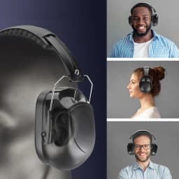 New Anti-Noise Adjustable Head Earmuffs SNR-34dB Ear Protector Ear Muff For Work Study Shooting Woodwork Hearing Protection
