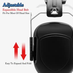 New Anti-Noise Adjustable Head Earmuffs SNR-34dB Ear Protector Ear Muff For Work Study Shooting Woodwork Hearing Protection