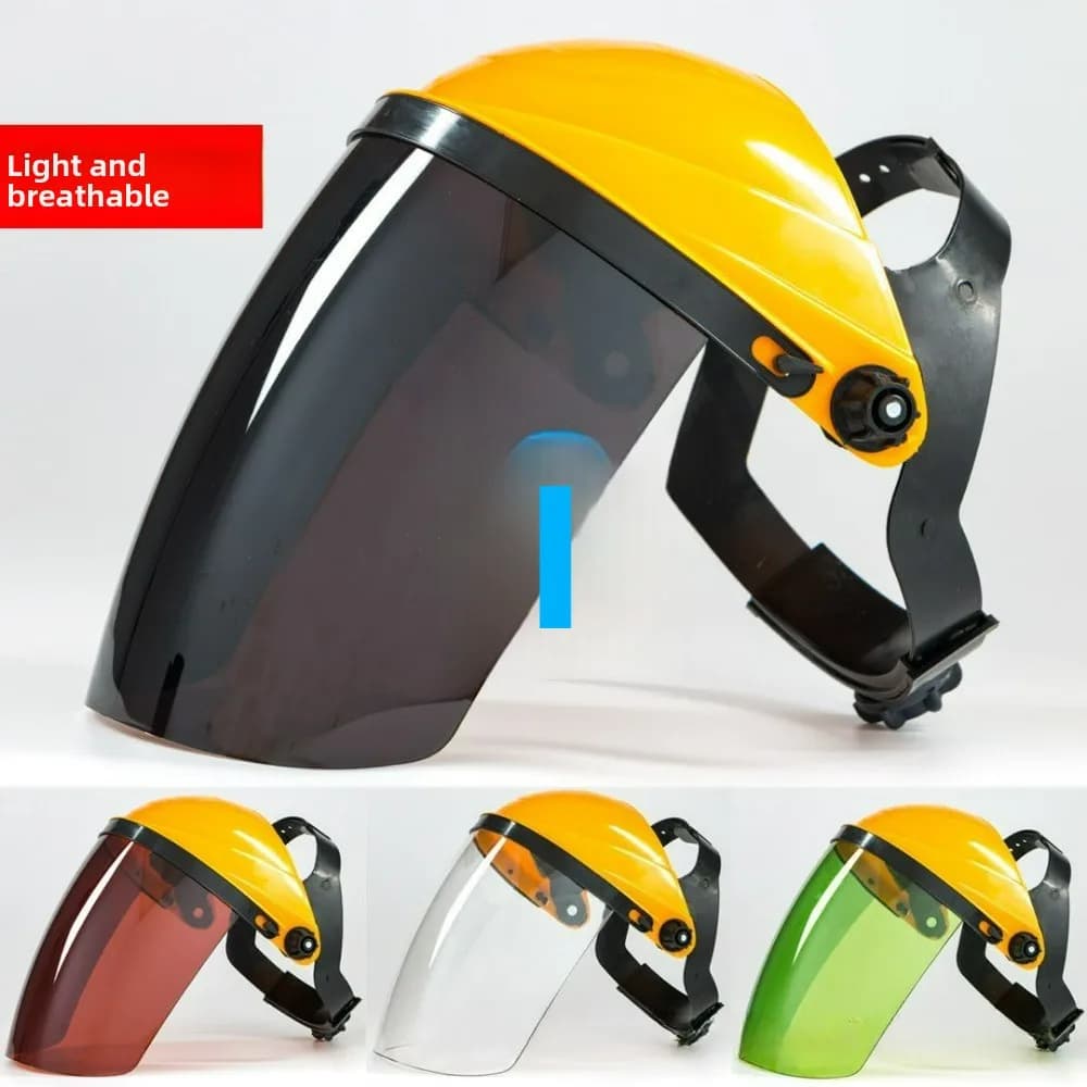 Multi-scene Head-mounted Protective Gear Lightweight Organic Face Shield Anti-spatter Safety Goggles Welding Helmet