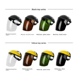 Multi-scene Head-mounted Protective Gear Lightweight Organic Face Shield Anti-spatter Safety Goggles Welding Helmet