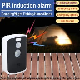 [NC]Perimeter Safe Alarm 125db 3 Modes Motion Detector Alarm Safety Anti-Theft Alert Portable Outdoor Camping Security Tools[NC]