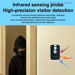 [NC]Perimeter Safe Alarm 125db 3 Modes Motion Detector Alarm Safety Anti-Theft Alert Portable Outdoor Camping Security Tools[NC]