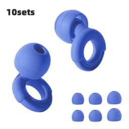 High Fidelity Reusable Silicone Ear Plugs for Noise Cancelling Suitable for Concerts Musicians Motorcycles Sleeping Work Study S