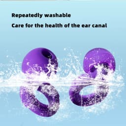High Fidelity Reusable Silicone Ear Plugs for Noise Cancelling Suitable for Concerts Musicians Motorcycles Sleeping Work Study S