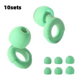 High Fidelity Reusable Silicone Ear Plugs for Noise Cancelling Suitable for Concerts Musicians Motorcycles Sleeping Work Study S