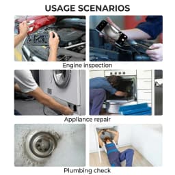 1200P HD 8mm Type-C USB Endoscope Camera, IP67 Waterproof Snake Borescope Inspection Scope for Android OTG Phone PC, Car Sewer