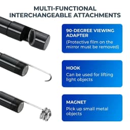 1200P HD 8mm Type-C USB Endoscope Camera, IP67 Waterproof Snake Borescope Inspection Scope for Android OTG Phone PC, Car Sewer