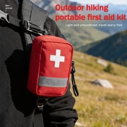 Micro Trauma First Aid Kit Tactical Pouch MOLLE Compatible EDC Bag Survival Camping Outdoor Medical Case Emergency Storage Tool