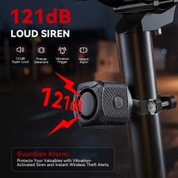 Wireless Bicycle Anti-Theft Alarm Two-Way Vibration Trigger Bike Alarm with Remote Control Waterproof